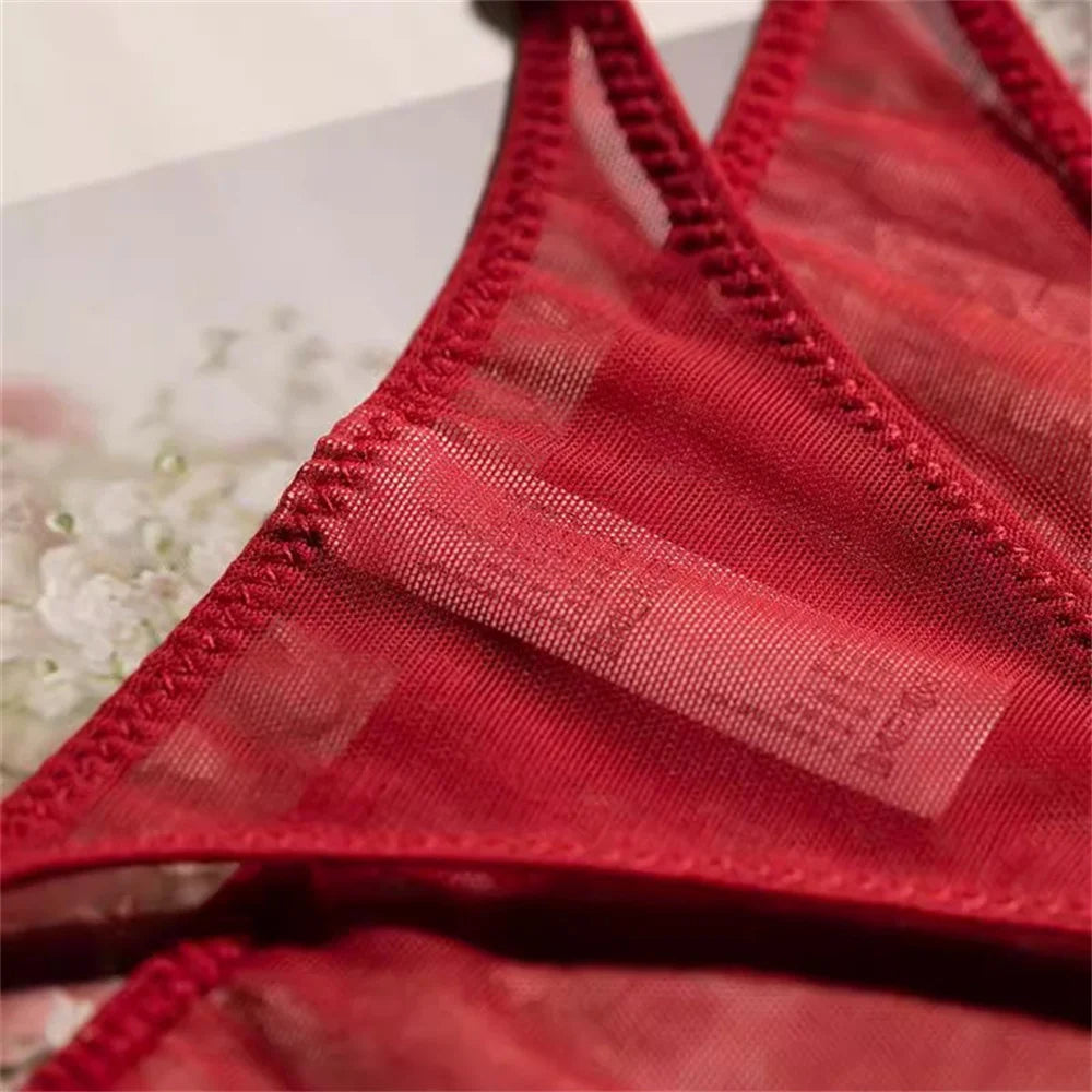 High Slit Ultra-Thin Transparent Thong