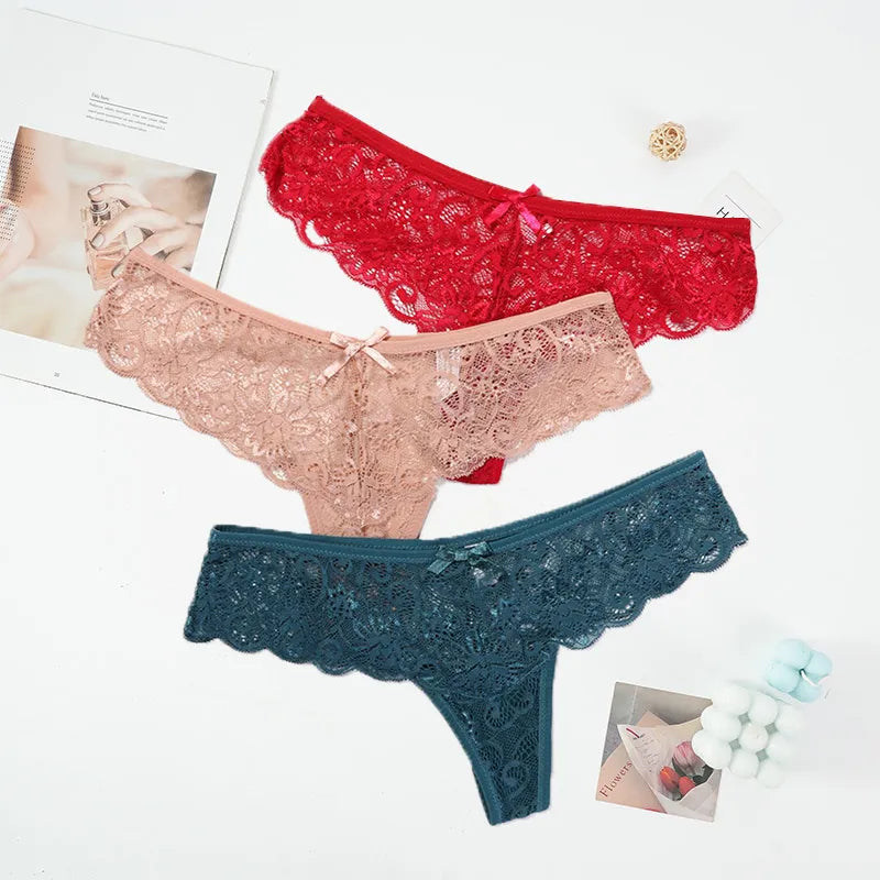 Lace G-String Thong Sexy Hollow Out Panties
