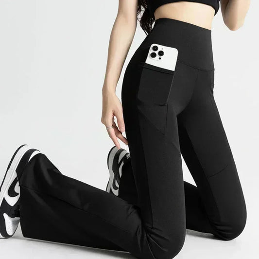 High Waist Wide Leg Flare Leggings