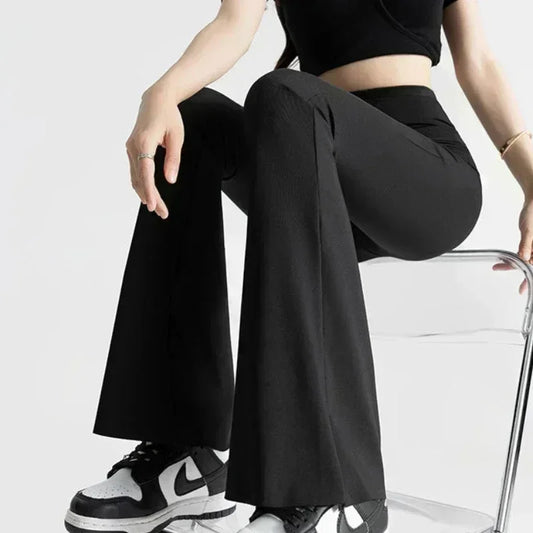High Waist Wide Leg Flare Leggings