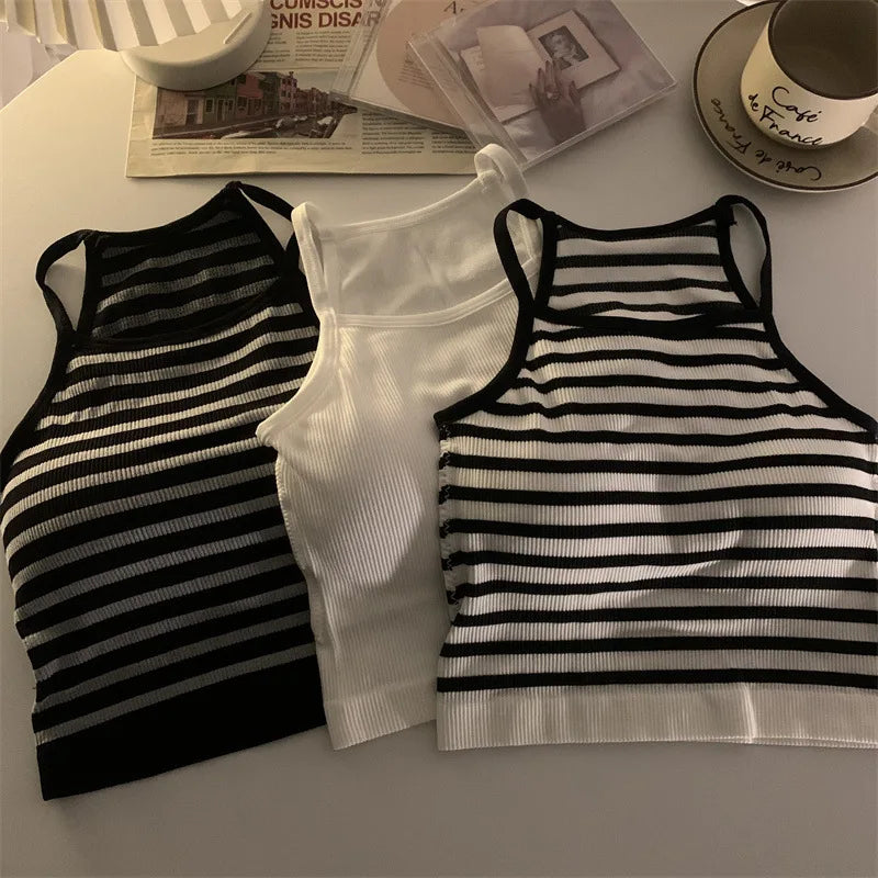 Korean Style Padded Tank Top Bra