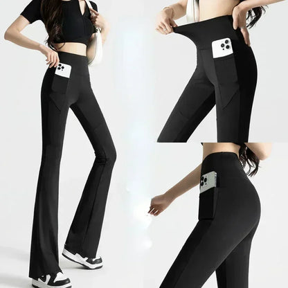 High Waist Wide Leg Flare Leggings
