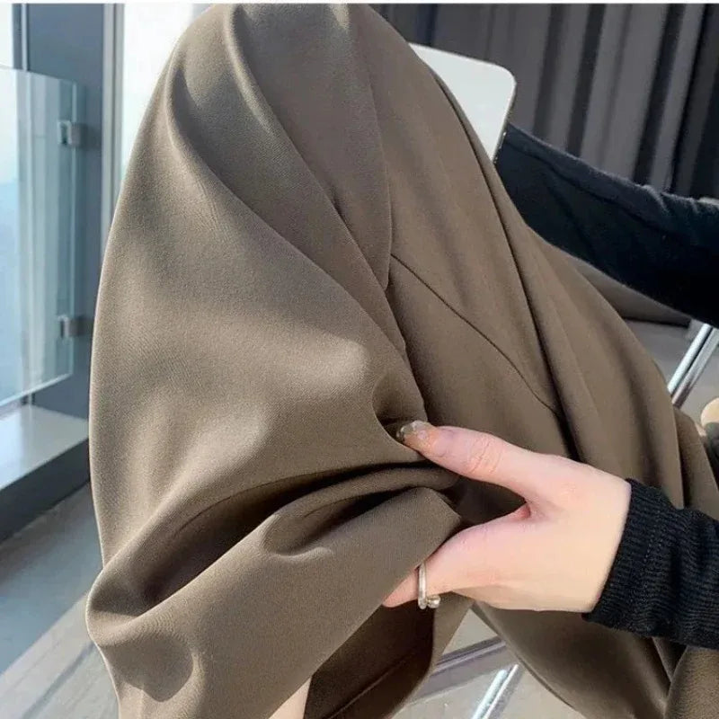 Elegant Wide Leg High Waist Pants