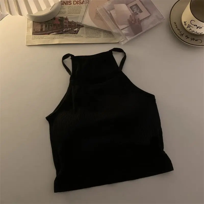 Korean Style Padded Tank Top Bra